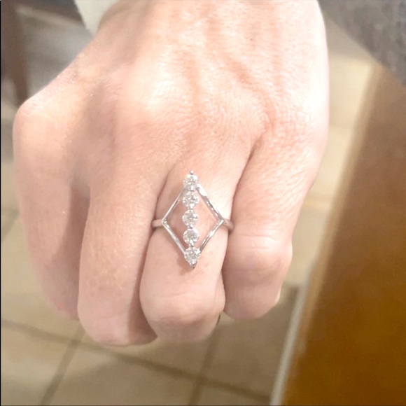 My North Star Ring - Floating Line Ring - Picture 10 of 12